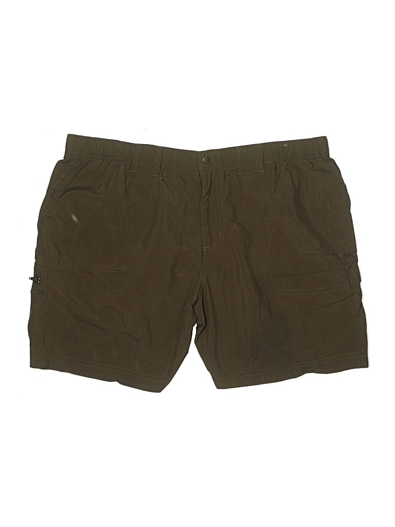 Pre-owned Columbia Cargo Shorts In Green