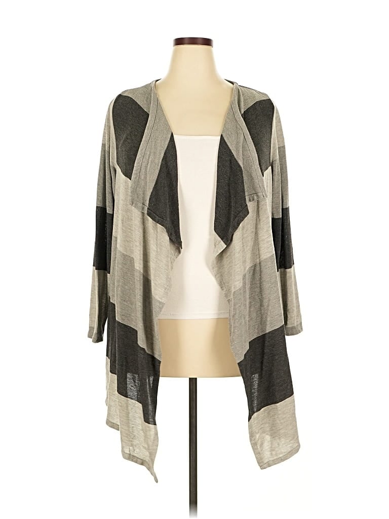 Pre-owned Dressbarn Sunday Cardigan Sweater In Gray