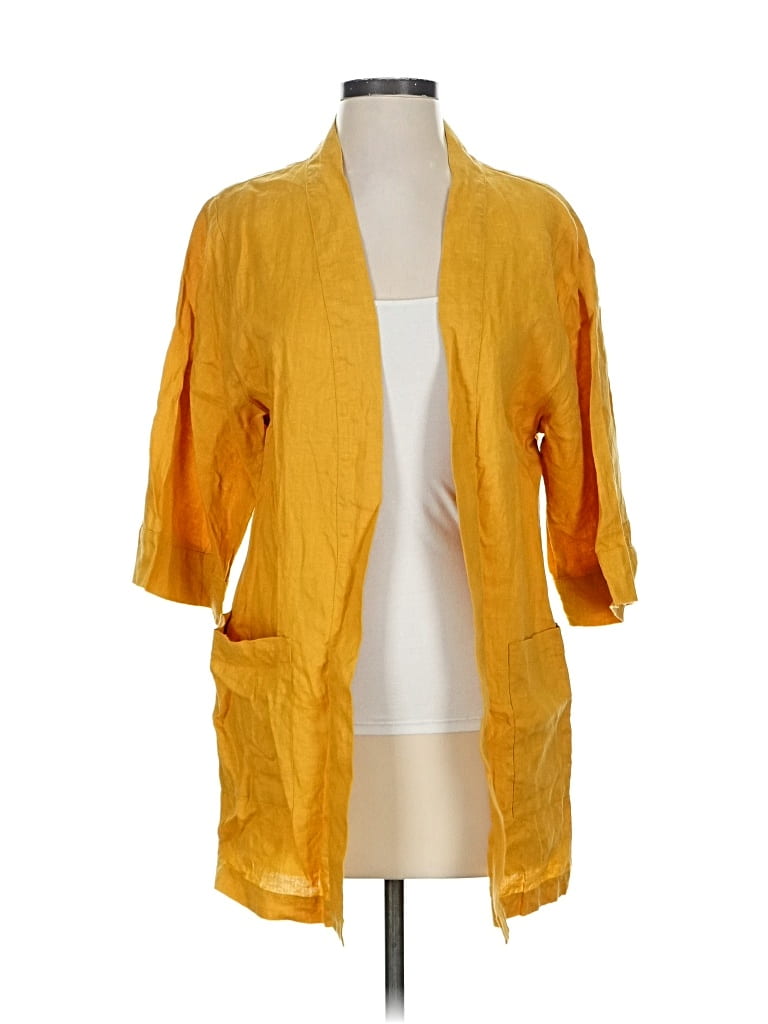 Pre-owned Whimsy Rose Cardigan Sweater In Yellow