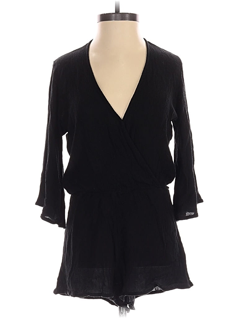 Pre-owned Elan Romper In Black