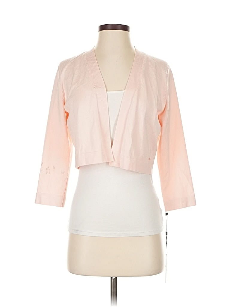 Pre-owned Tommy Hilfiger Cardigan Sweater In Pink