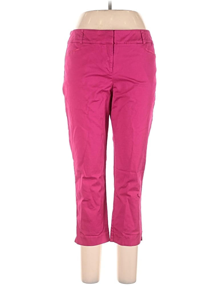 Pre-owned New York And Company Casual Pants In Pink