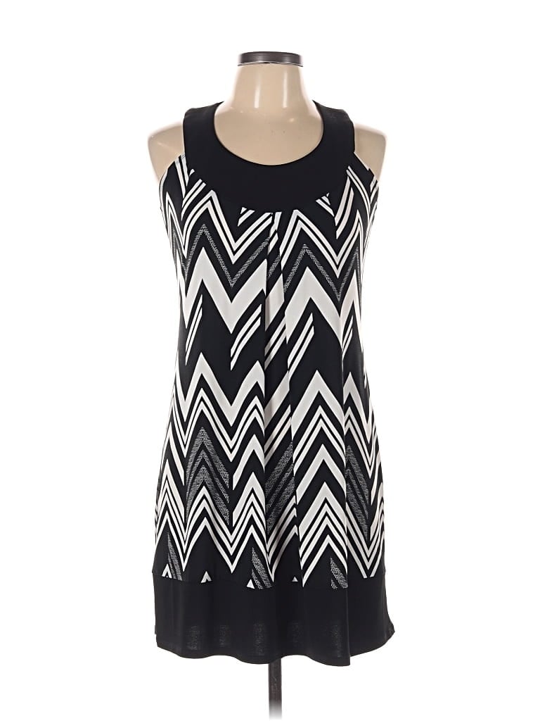 Pre-owned En Focus Studio Casual Dress In Black