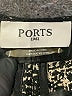 Ports 1961 Graphic Black Formal Skirt Size 4 - photo 3