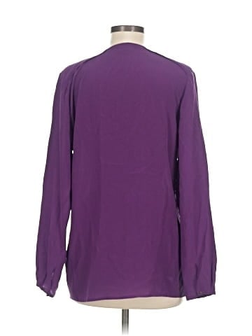 French Connection Long Sleeve Silk Top (view 2)