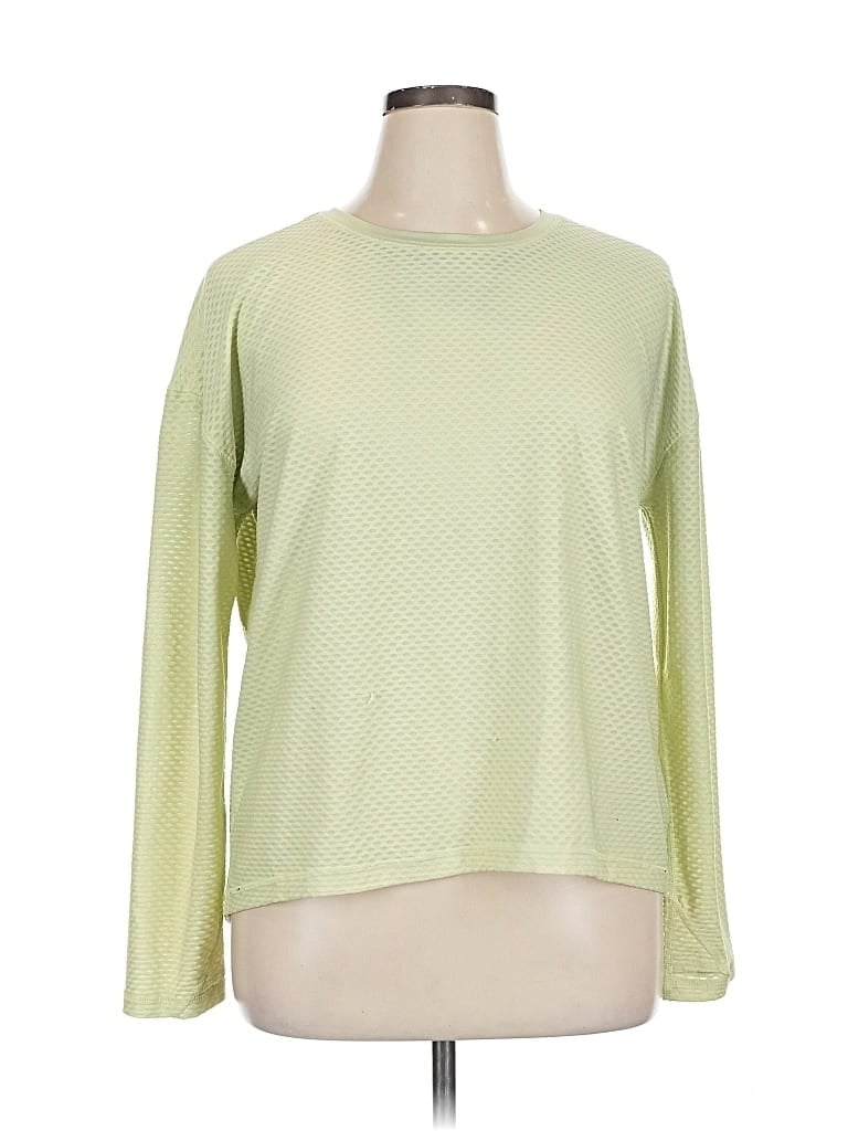 Pre-owned Tek Gear Long Sleeve T-shirt In Green