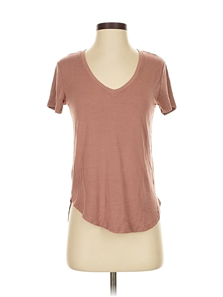 ABERCROMBIE & FITCH Pre-owned Short Sleeve T-shirt In Brown