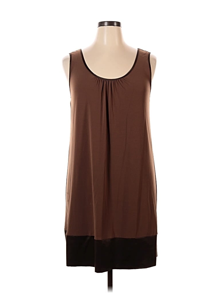 Pre-owned Inc International Concepts Casual Dress In Brown