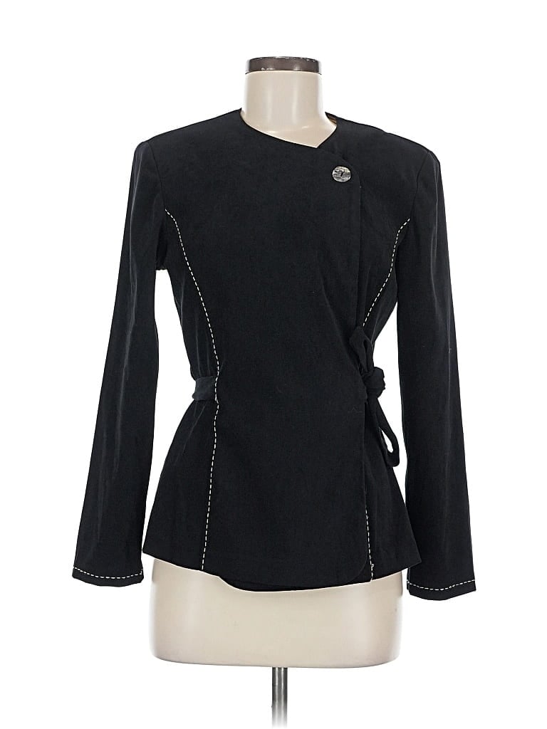 Pre-owned Connected Apparel Blazer Jacket In Black