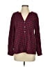 Joie 100% Rayon Checkered-gingham Red Long Sleeve Blouse Size S - photo 1