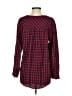 Joie 100% Rayon Checkered-gingham Red Long Sleeve Blouse Size S - photo 2