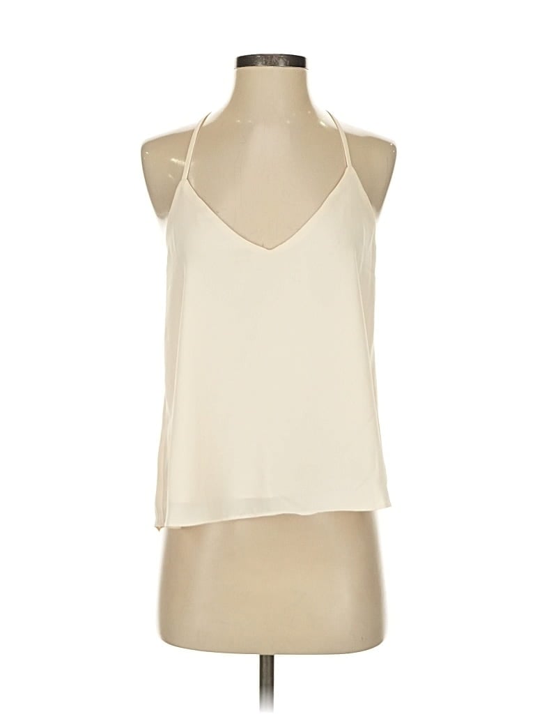 LULUS Pre-owned Sleeveless Blouse In White