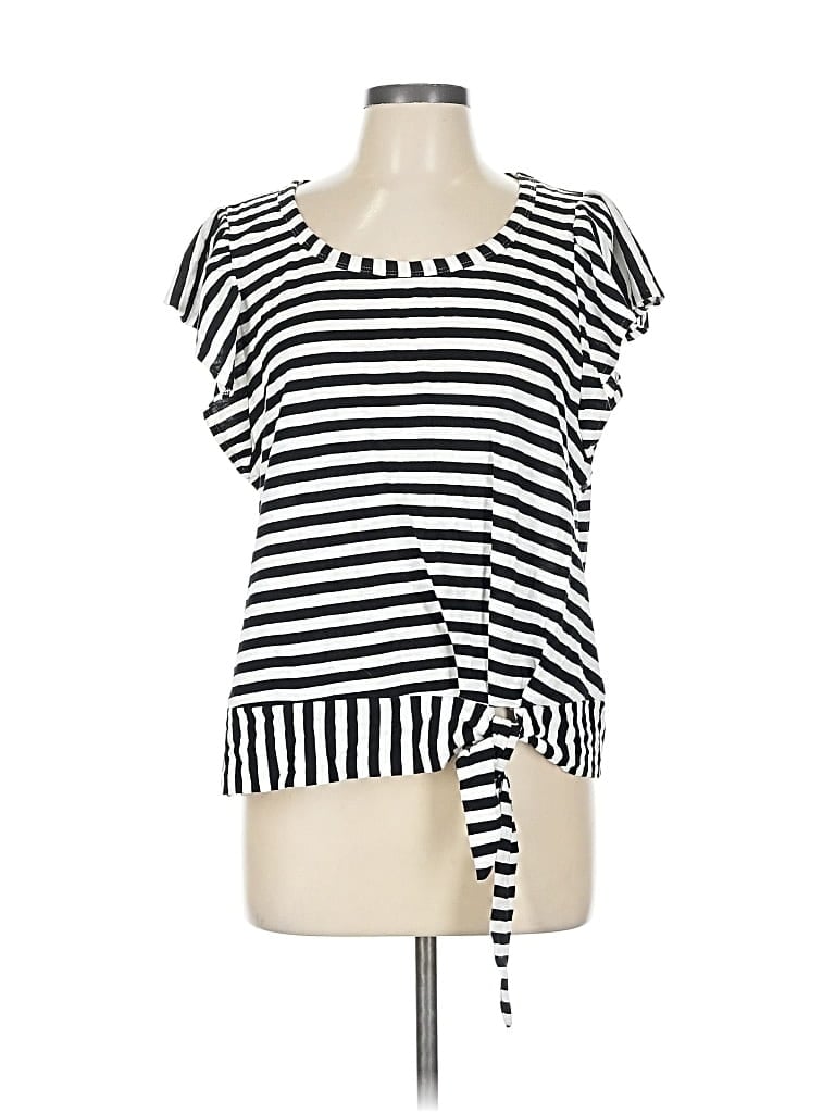 Pre-owned Jane And Delancey Sleeveless T-shirt In White