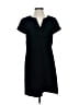 J.Crew Solid Black Casual Dress Size 2 - photo 1