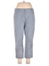 Talbots Outlet 100% Cotton Chevron-herringbone Blue Casual Pants Size 10 - photo 1