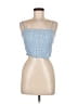 LA Hearts 100% Rayon Blue Sleeveless Blouse Size M - photo 1