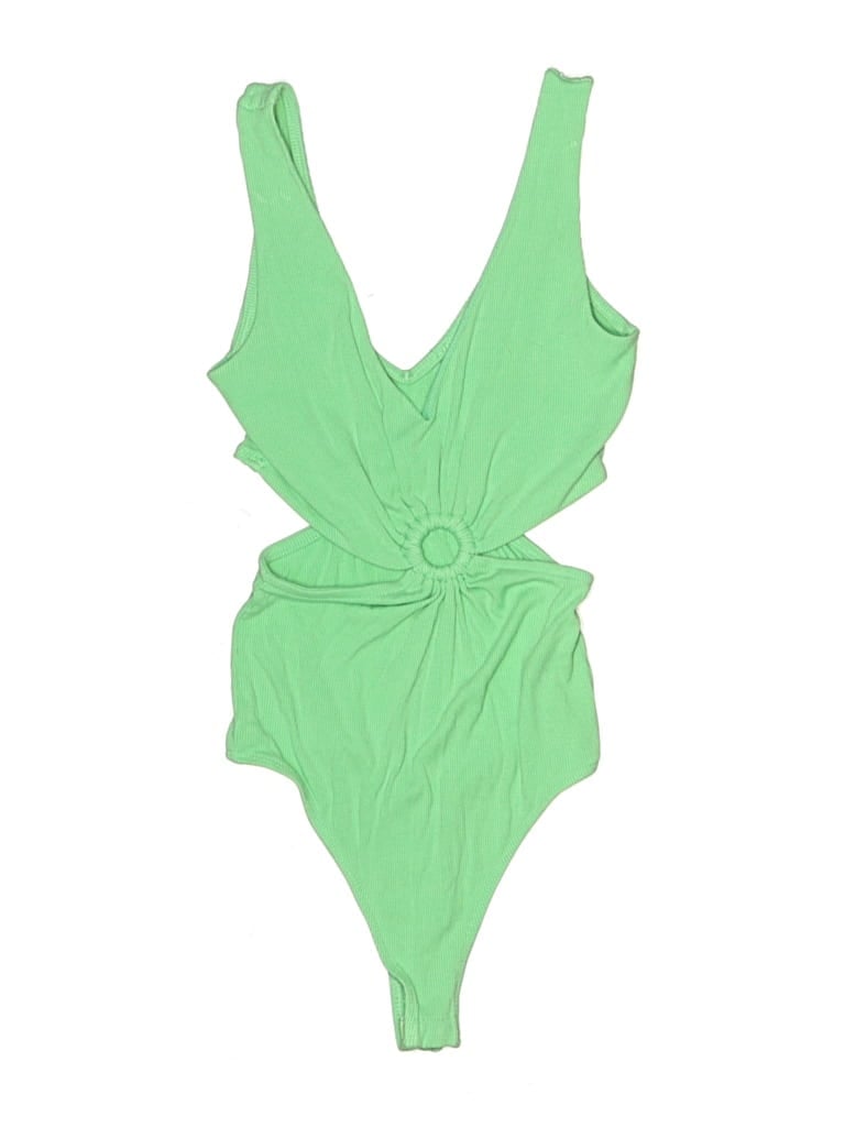 Pre-owned Wild Fable One Piece Swimsuit In Green