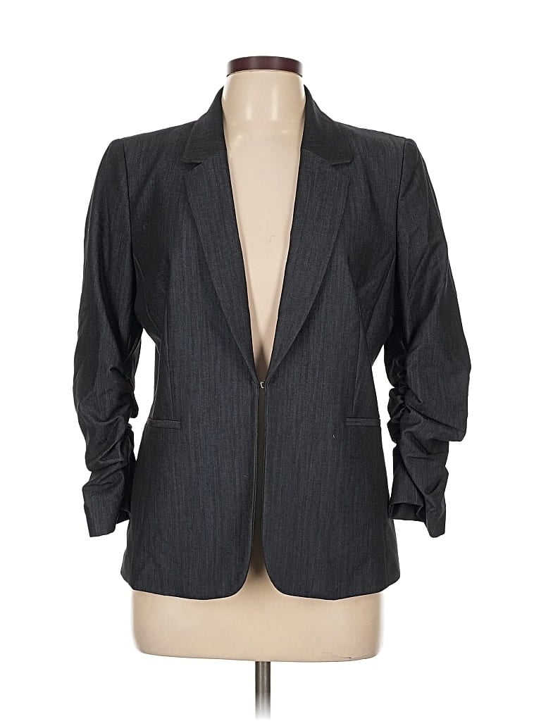 Pre-owned Preston & York Blazer Jacket In Gray