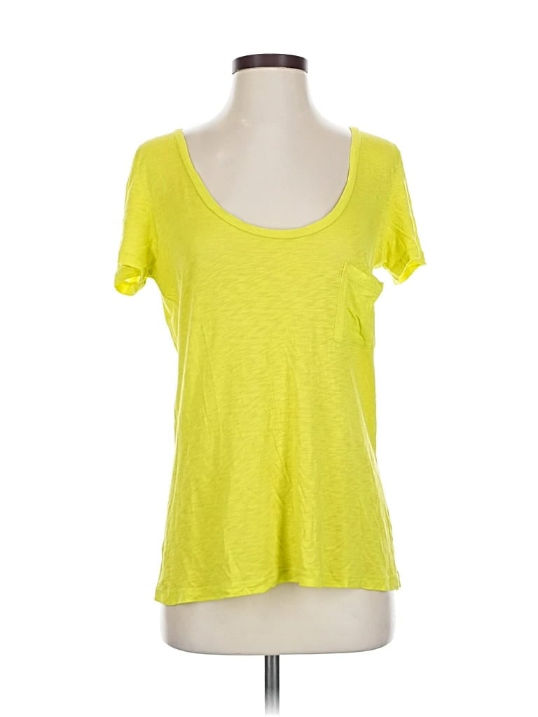 TROUVE Pre-owned Short Sleeve T-shirt In Yellow