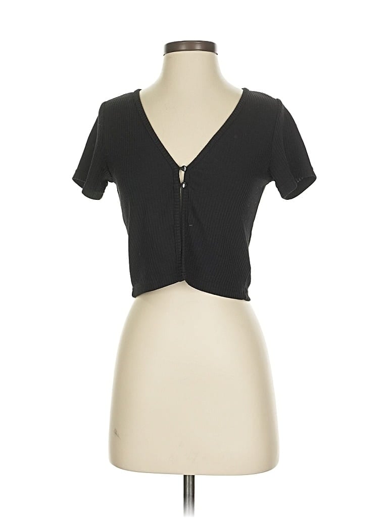 Pre-owned Divided By H&m Cardigan Sweater In Black