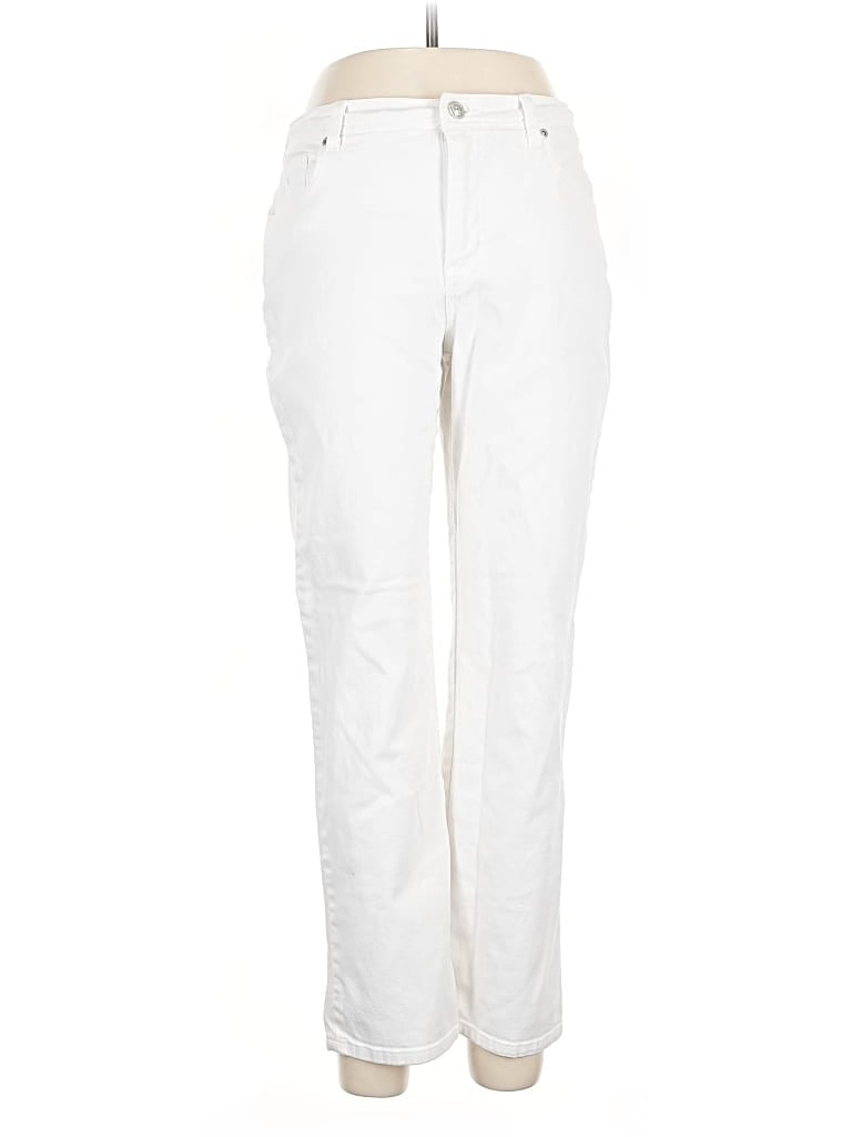 Pre-owned Gloria Vanderbilt Jeans In White