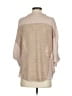 Esley 100% Polyester Tan 3/4 Sleeve Blouse Size S - photo 2