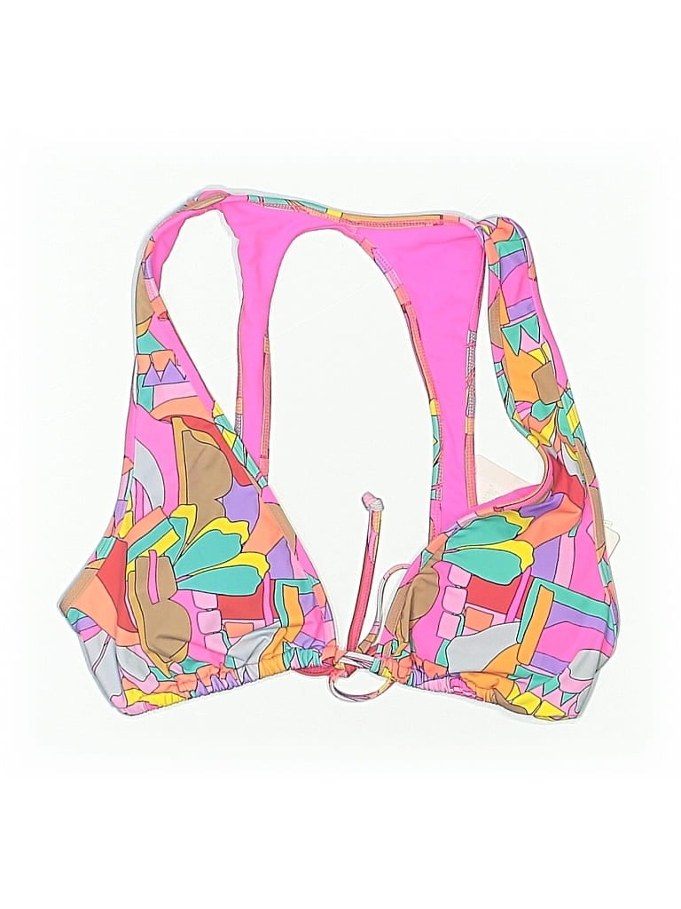 Body Glove Swimsuit Top Pink Floral Pattern Swimwear