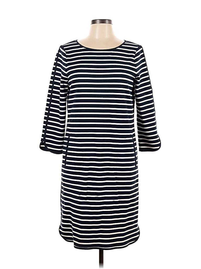 Pre-owned Lands' End Casual Dress In Blue