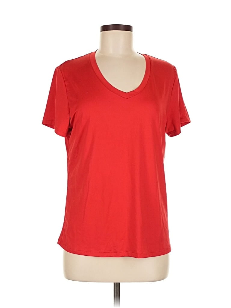 Pre-owned Assorted Brands Short Sleeve T-shirt In Red
