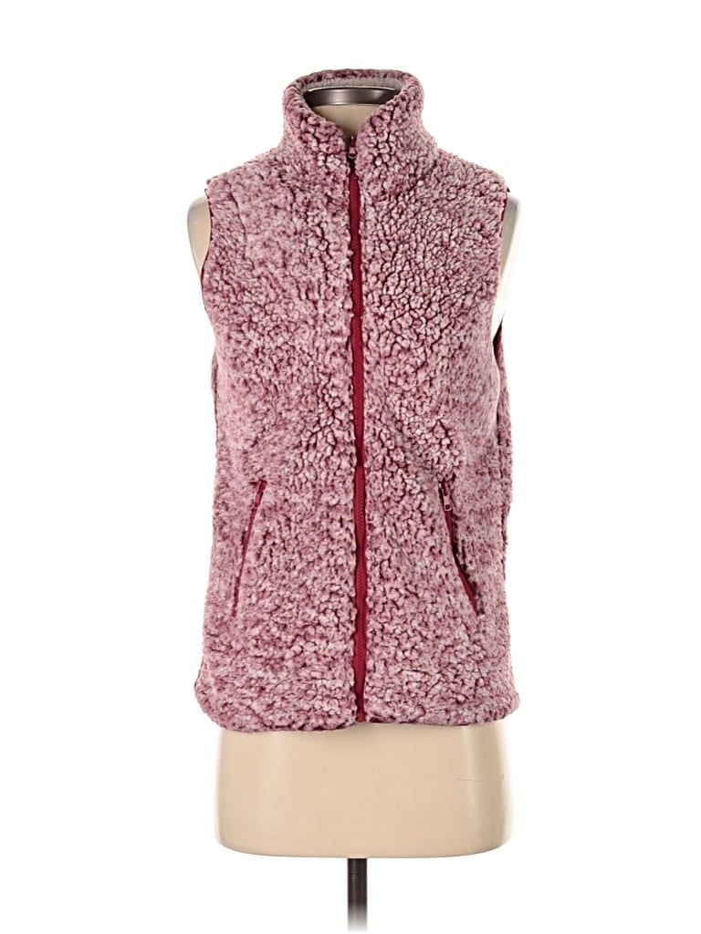 Pre-owned Merokeety Vest In Burgundy