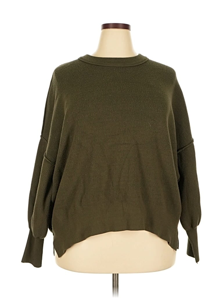 Pre-owned Assorted Brands Pullover Sweater In Green