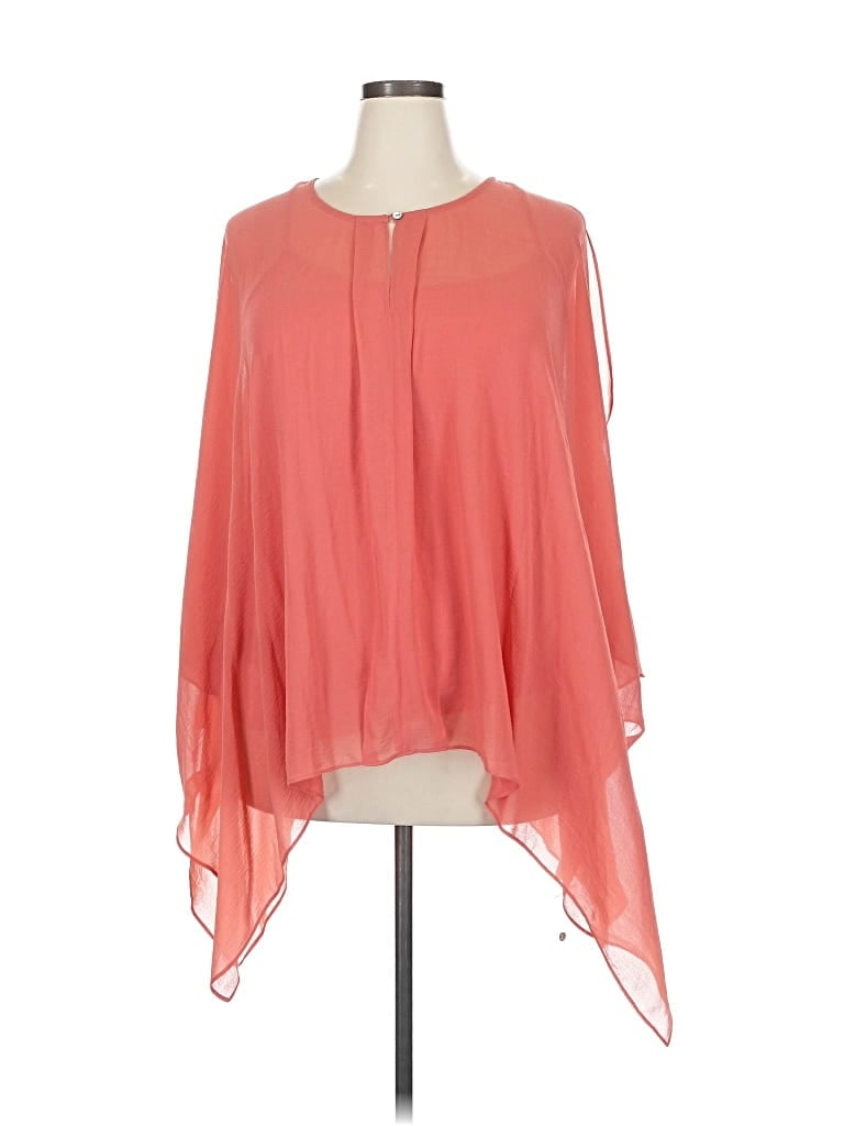 Pre-owned Marla Wynne 3/4 Sleeve Blouse In Pink