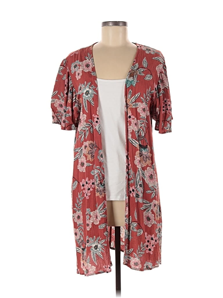 Pre-owned Maurices Kimono In Red