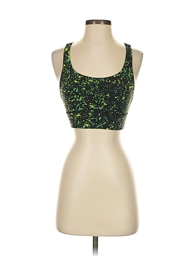 Pre-owned Lululemon Athletica Tank Top Green Strapless Neckline Tops