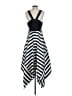Nicholas Stripes Black Casual Dress Size 00 - photo 2