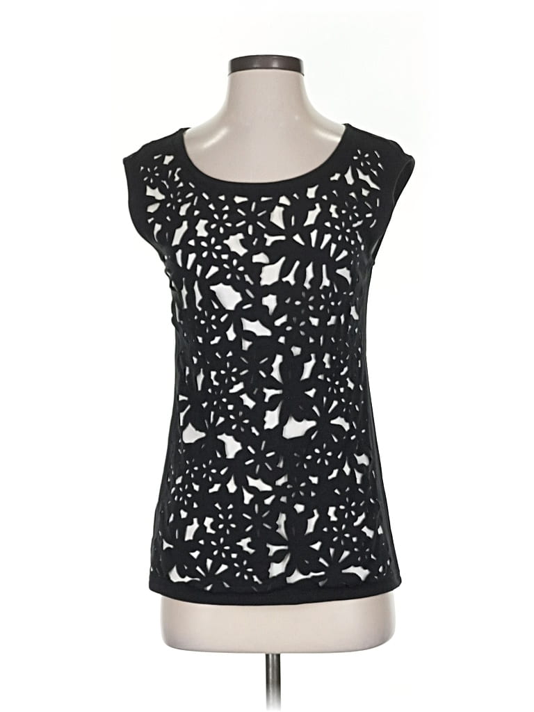 ANN TAYLOR Pre-owned Sleeveless Blouse In Black