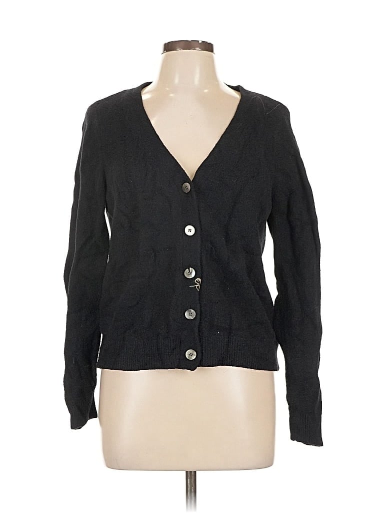 Pre-owned The Drop Cardigan Sweater In Black