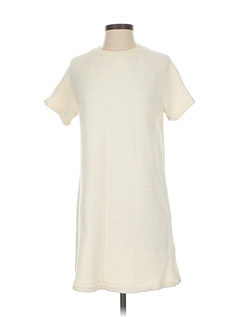 Pre-owned Mwl By Madewell Casual Dress In White