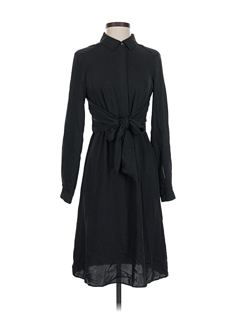 Pre-owned H&m Casual Dress In Black