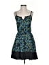 Aqua 100% Polyester Tropical Blue Casual Dress Size XS - photo 1