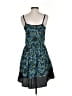 Aqua 100% Polyester Tropical Blue Casual Dress Size XS - photo 2