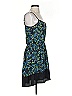 Aqua 100% Polyester Tropical Blue Casual Dress Size XS - photo 4
