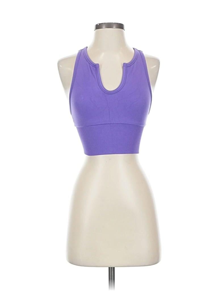 Pre-owned Victoria's Secret Pink Tank Top Purple Halter Neckline Tops