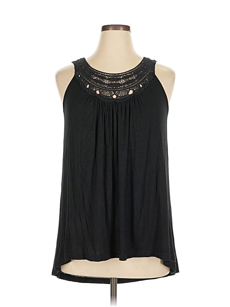 Pre-owned Dressbarn Sleeveless Blouse In Black