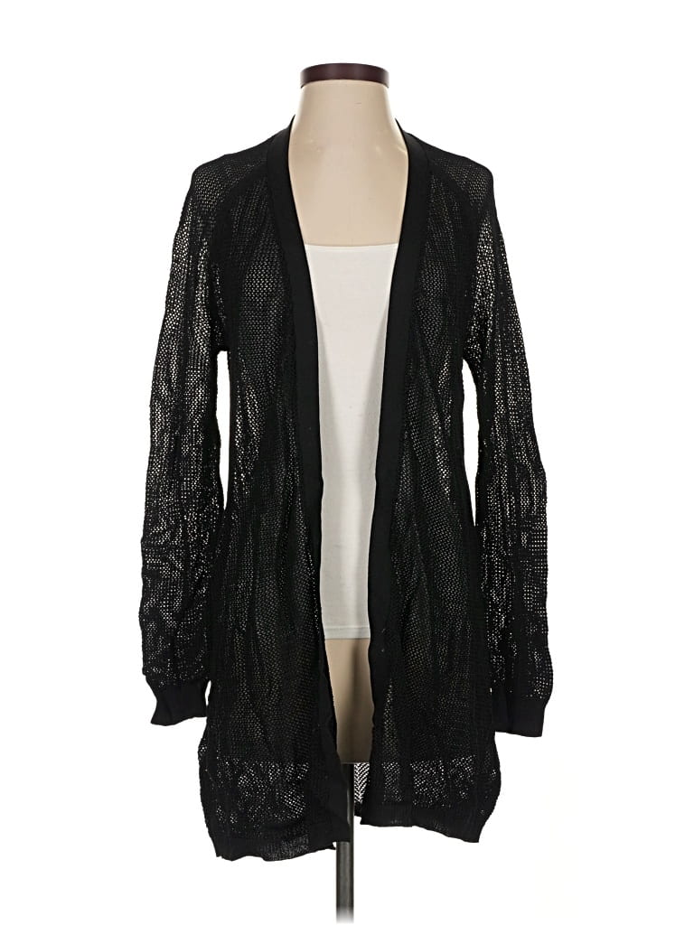 Pre-owned In Cashmere Cardigan Sweater In Black