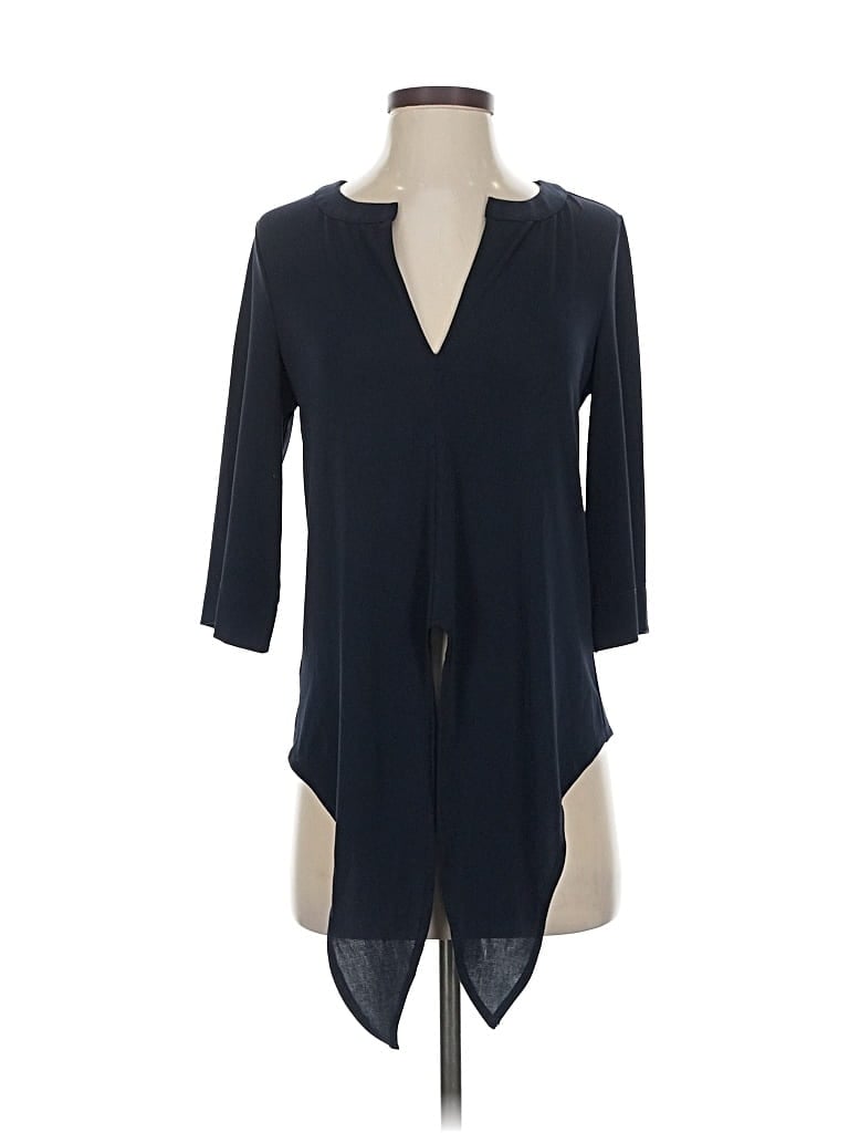 Ann Taylor 3/4 Sleeve Blouse In Blue