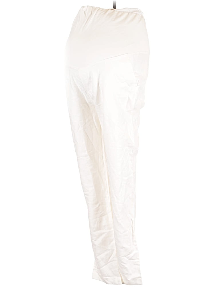 Pre-owned Gap - Maternity Linen Pants In White