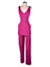 Crystal Sky Solid Pink Jumpsuit Size XS - photo 1