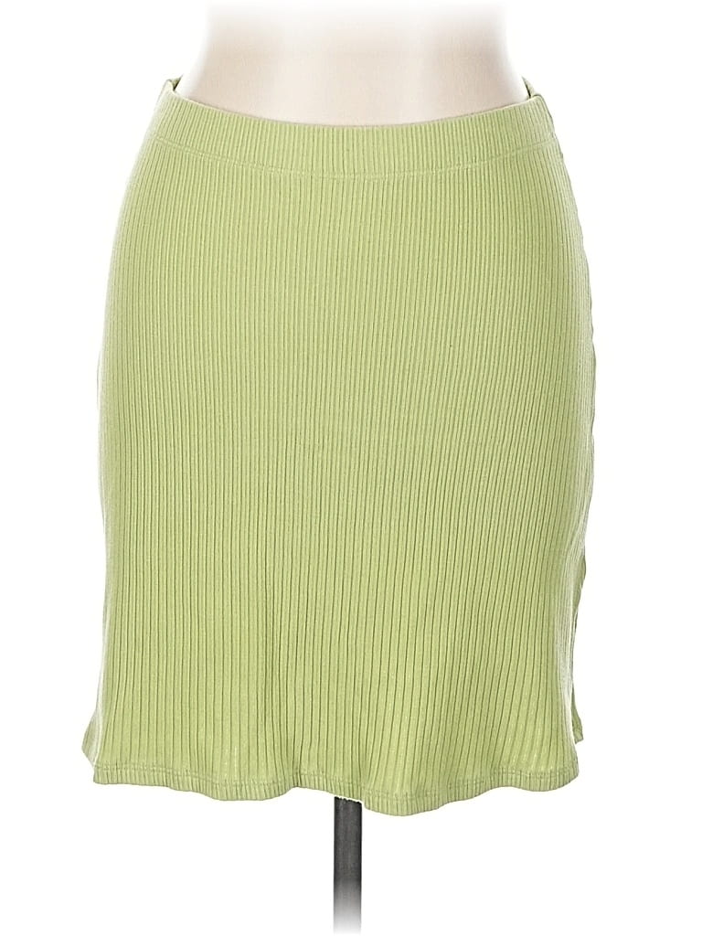 Pre-owned Reformation Jeans Casual Skirt In Green