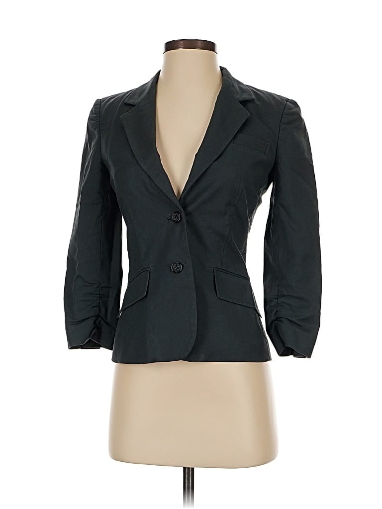 Pre-owned Elizabeth And James Blazer Jacket In Black